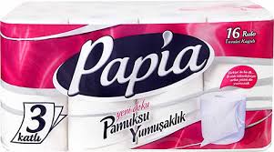 PAP�A 3 KATLI 16'LI TUVALET KA�IDI  